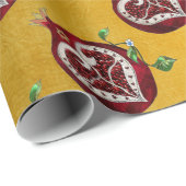 ジュダイカポメグラナートハートハヌッカロシュハサナ ラッピングペーパー (ロールコーナー)