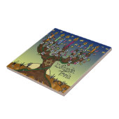 ジュダイカレシャナトバの木の生活セラミックタイル タイル (側面)