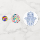 ジュダイカ – テーブル紙吹雪 – ユダヤの休日とイベント コンフェッティ (正面)