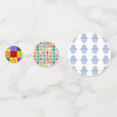 ジュダイカ – テーブル紙吹雪 – ユダヤの休日とイベント コンフェッティ (裏面)