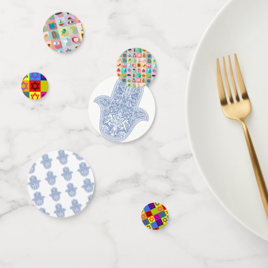 ジュダイカ – テーブル紙吹雪 – ユダヤの休日とイベント コンフェッティ (グループ)