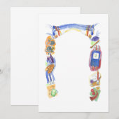 ジュダイカ ボーダー 招待状 (正面/裏面)