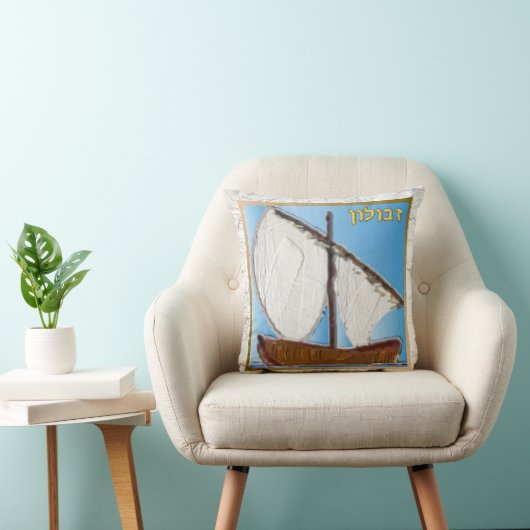 ジュダカゼブルン12部族のイスラエル芸術枕 クッション (椅子)