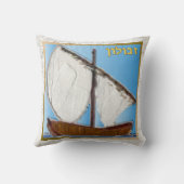 ジュダカゼブルン12部族のイスラエル芸術枕 クッション (裏面)