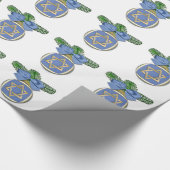 ジュダカハヌッカスターオブデイヴィッドオーナメントプリント ラッピングペーパー (角)