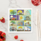 ジュダカ12イスラエルの部族ナプキンス紙 スタンダードランチョンナプキン (インサイチュ)