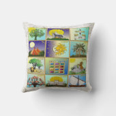 ジュダカ12イスラエルの部族装飾用クッション クッション (裏面)