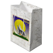 ジュダカ12部族のイスラエル芸術ベンジャミン抱き枕 ミディアムペーパーバッグ (正面アングル)