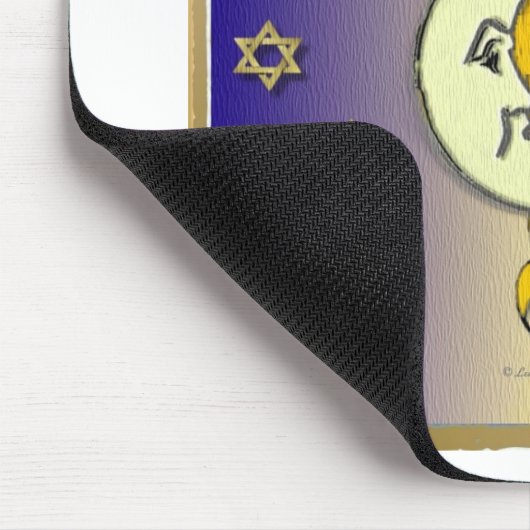 ジュダカ12部族イスラエルイスサチャールアート マウスパッド (コーナー)