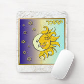 ジュダカ12部族イスラエルイスサチャールアート マウスパッド (マウス)