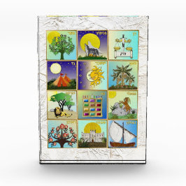 ジュダカ12部族イスラエル美術アクリルブロック フォトブロック