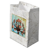 ジュダカ12部族イスラエル美術ルーベン抱き枕 ミディアムペーパーバッグ (裏面アングル)