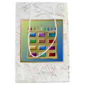 ジュダカ12部族イスラエル美術レビ抱き枕 ミディアムペーパーバッグ (正面)