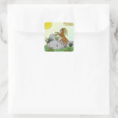 ジュダカ12部族イスラエル・ナフタリ スクエアシール (バッグ)