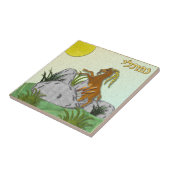 ジュダカ12部族イスラエル・ナフタリ タイル (側面)