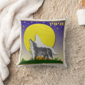 ジュダカ・ベンジャミン12部族イスラエル芸術枕 クッション (ブランケット)