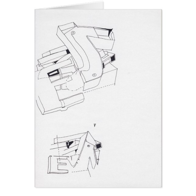 ジュックスデ建築建物ズゲームスケッチ2 (正面)