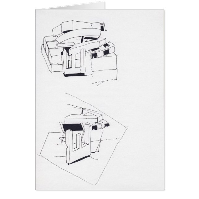 ジュックスデ建築建物ズゲームスケッチ3 (正面)