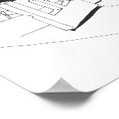 ジュックスデ建築建物ズゲームスケッチ3 P ポスター (角)