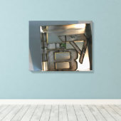 ジュックスデ建築建物ズゲームズTBAキャンバス キャンバスプリント (インサイチュ (ウッドフロア))