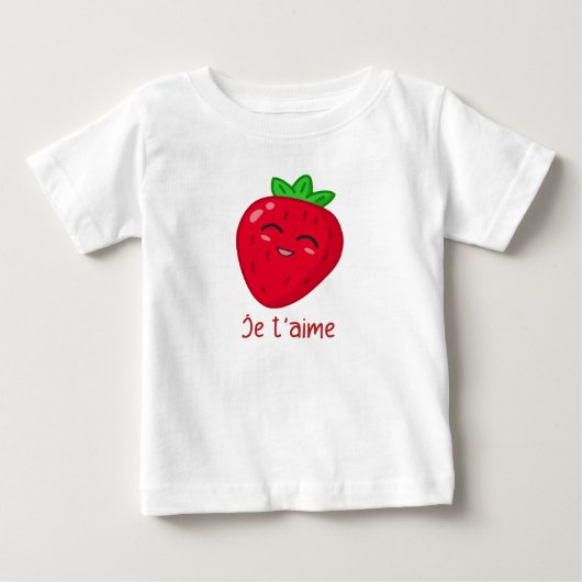 ジュテーム ベビーTシャツ (正面)