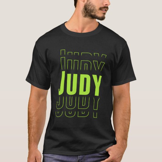ジュディギフトアイディアファーストネームジュディ Tシャツ (正面)