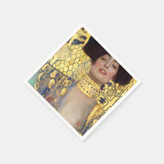 ジュディスとグスタフクリムトのホロファーネスの頭 スタンダードカクテルナプキン (角)