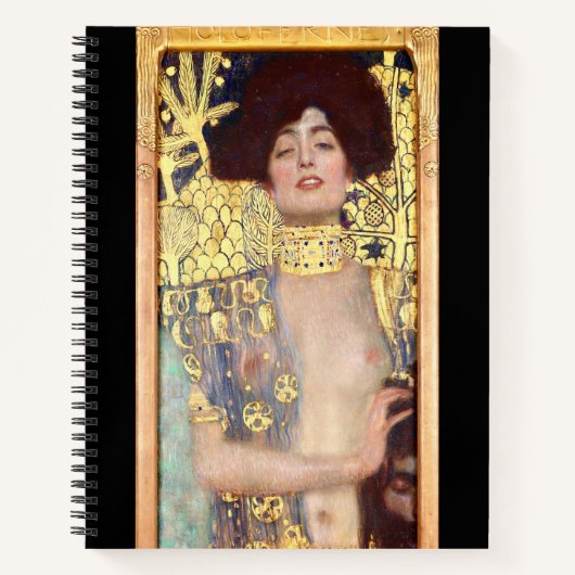 ジュディスとグスタフクリムトのホロファーネスの頭 ノートブック (正面)