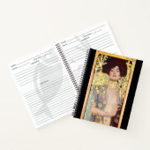 ジュディスとグスタフクリムトのホロファーネスの頭 ノートブック (内部)