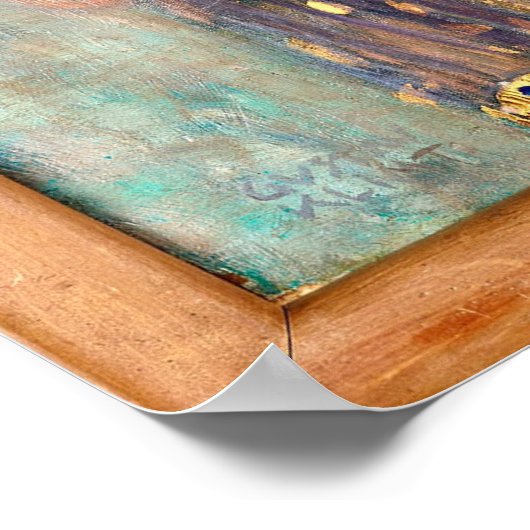 ジュディスとグスタフクリムトのホロファーネスの頭 ポスター (角)