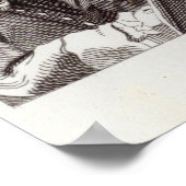 ジュディスのオラトリオのリハーサル， 1734 ポスター (角)