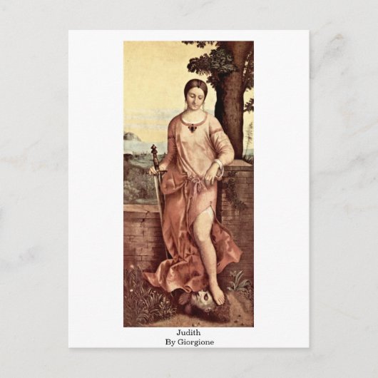 ジュディスバイジョルジョーネ ポストカード (正面)