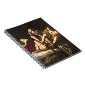 ジュディス殺しホロフェルネス – アルテミシアジェンティレスチ ノートブック (右側)