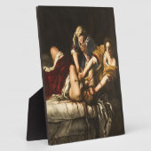 ジュディス殺しホロフェルネス – アルテミシアジェンティレスチ フォトプラーク (側面)