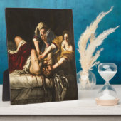 ジュディス殺しホロフェルネス – アルテミシアジェンティレスチ フォトプラーク (側面)