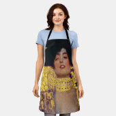 ジュディス(レディ・イン・金ゴールド)、グスタフ・クリムト エプロン (着用した状態)