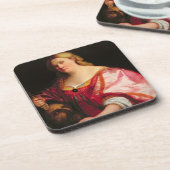 ジュディス、c.1525-28 (キャンバスの油) コースター (左側)