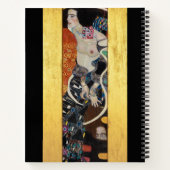 ジュディスII （サロメ）バイグスタフクリムト ノートブック (裏面)