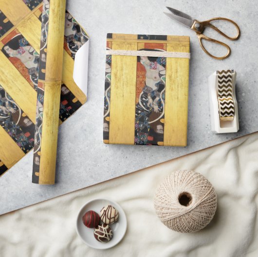 ジュディスII （サロメ）バイグスタフクリムト ラッピングペーパー (クラフト)