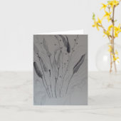 ジュディスLeightonのインクスケッチNotecard著"Milkweed" カード (黄色い花)