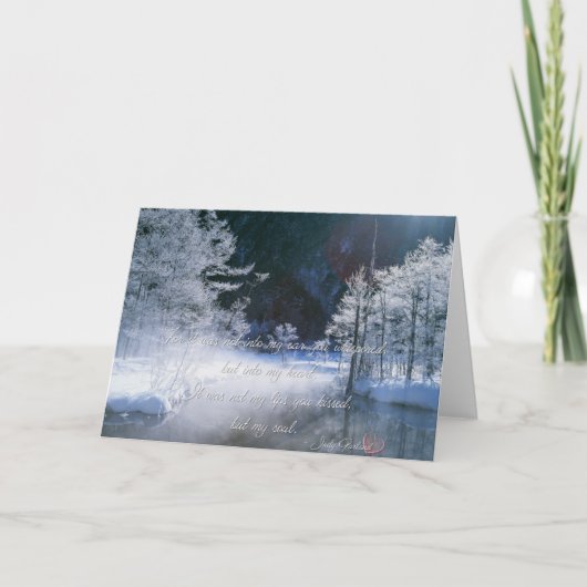 ジュディ・ガーランドの恋愛名言 バレンタインデーのカード シーズンカード (正面)