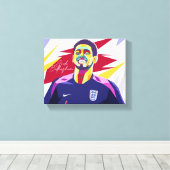 ジュドベリンガムWpapアポップ・アートのート キャンバスプリント (インサイチュ (ウッドフロア))