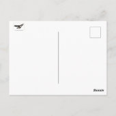 ジュニアを育てるハゲワシ ポストカード (裏面)