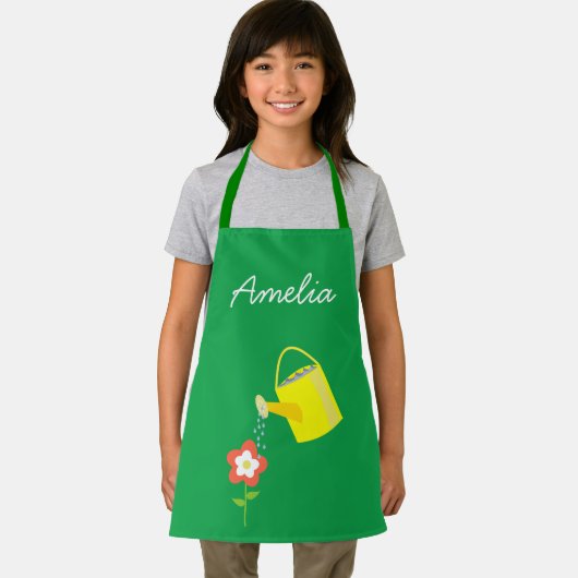 ジュニアガーデナー散水缶カラフル子供 エプロン (インサイチュ)