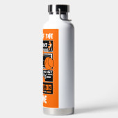 ジュニアガールズテニス選手 ウォーターボトル (左面)