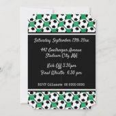 ジュニアサッカーイベント 招待状 (裏面)