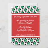 ジュニアサッカーイベントRW 招待状 (裏面)