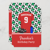 ジュニアサッカーイベントRW 招待状 (正面/裏面)