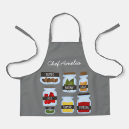 ジュニアシェフのjarスパイスカラフル子供 エプロン
