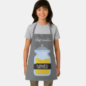 ジュニアシェフのjarスパイスtumeric colurful kids エプロン (インサイチュ)